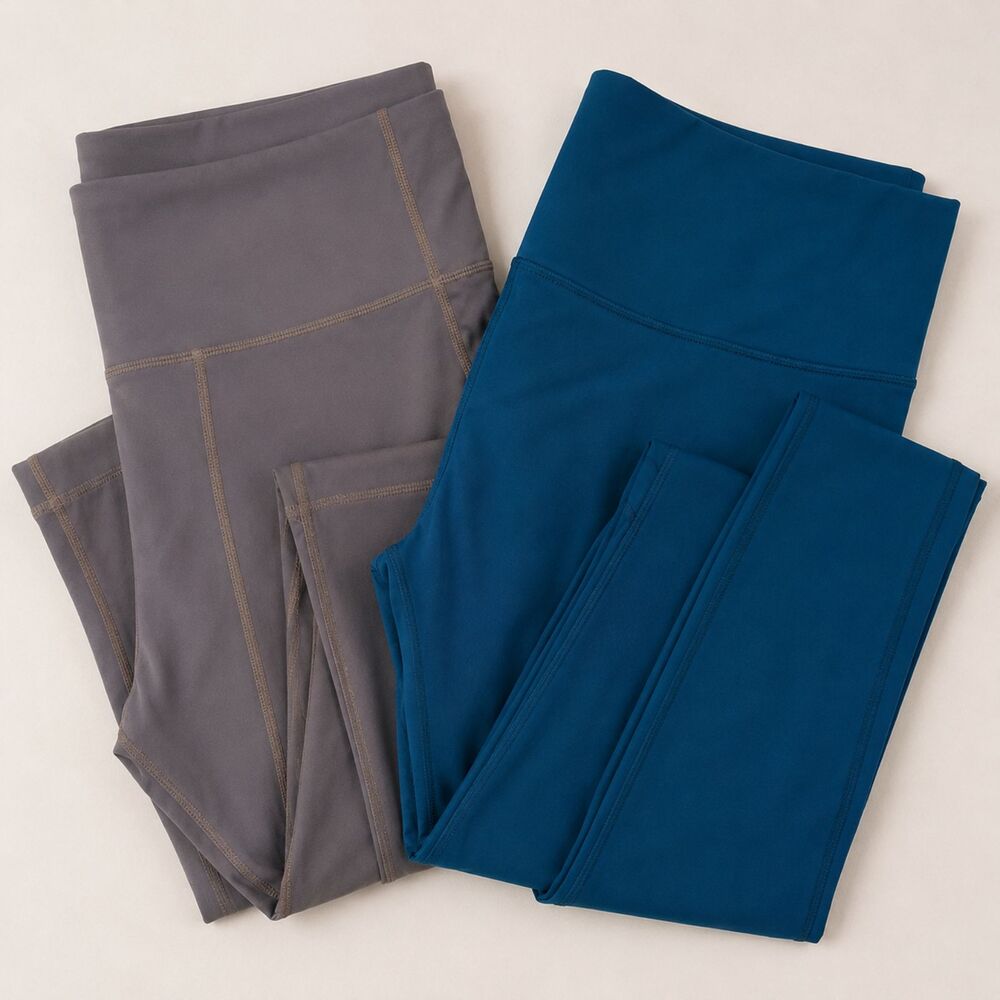 2 Pair Athleta Women's Large Leggings Bundle Ultra High Rise Yoga Activewear